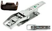 Eccentric locks, compensating tension locks