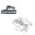 ALKO AK 7 version D square 50 mm with 4 holes special version