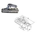 ALKO AK 7 version E square 60 mm with 2 holes