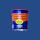 Branths S-Glaze (slow drying) can 0.75 l medium blue RAL...