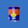 Branths S-Glaze (slow drying) can 0.75 l light blue RAL 5012