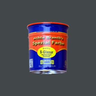 Branths S-Glaze (slow drying) can 0.75 l dark gray RAL 7011