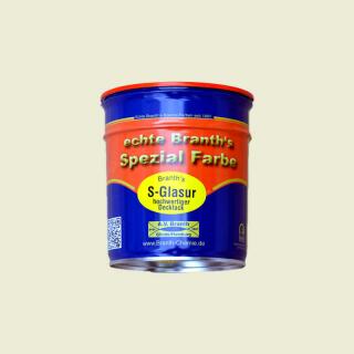 Branths S-Glaze (slow drying) can 0.75 l gray-white RAL 9002