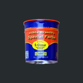 Branths S-Glaze (slow drying) can 0.75 l graphite black RAL 9011