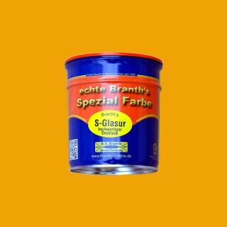 Branths S-Glaze (slow drying) can 0.75 l corn yellow RAL 1006