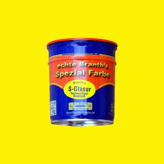 Branths S-Glaze (slow drying) can 0.75 l rapeseed yellow RAL 1021