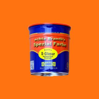 Branths S-Glaze (slow drying) can 0.75 l deep orange RAL 2011