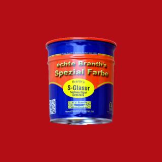 Branths S-Glaze (slow drying) can 0.75 l carmine red RAL 3002