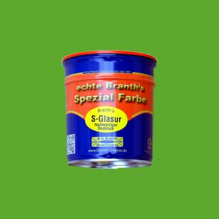 Branths S-Glaze (slow drying) can 0.75 l yellow-green RAL 6018