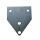 AL-KO shock absorber bracket Humbaur version 110x130mm