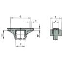 AL-KO support bracket for clamping