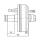 KNOTT brake stub up to 1500 kg 200x50 right