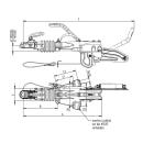 KNOTT AE connection V 2000-3500kg KFG 35 D / GF top / bottom LM: E 120, D 200/225 with SK
