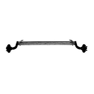 AL-KO rubber spring axles 750 kg unbraked single axle RA: 4 x 100 support: 1000mm, system: 1430 mm