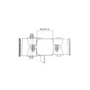 Clamp set for screwing A 80mm D1 70mm D2 70mm