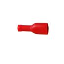 Flat receptacles 35029, fully insulated, red, 0.25 - 1.00...