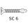 Torx special drilling screws galvanized SC6
