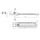 Drop side hinge sheet galvanized 270 mm