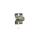 Individual parts from locking kit fastening, stainless steel