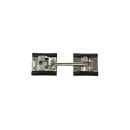 Door holder, stainless steel 4-part