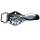 Closure with bracket & safety device, lockable, galvanized