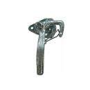Angle lever lock, left, size 0, galvanized, spring lock