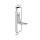 Drop side locks with stop, anodized aluminum 400 mm height, right