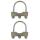 Clamp holder mounting Ø 70 mm for drawbar