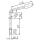 T-handle for clamp tube Ø 60 mm
