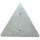 Triangular reflector with metal frame 2 fastening screws