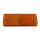 Yellow reflector, 90 x 40 mm, with 2 holes