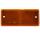 Yellow reflector, 90 x 40 mm, with 2 holes, adhesive film