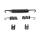 Spring set, set 7 ALKO 200 x 50 (wheel set)