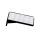 Reflector white 76 x 34 mm angle bracket