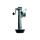 Support foot with crank, tube Ø 57 mm, support load 1300 kg, stroke 375 mm, A: 560 mm, B: 406 mm, support load: 1300 kg