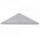 Replacement reflector white, for warning sign, for riveting