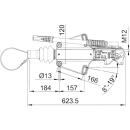 AL-KO overrun device -PROFI V- Ges.-Gew. 1600 - 3000 kg, AE 3000, RB: 2361