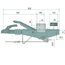 AL-KO overrun device type 161S 950-1600 kg, VKT 70 - square