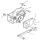Complete crank for Nieper safety winch