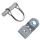 SPP - Hinge bracket with spring clip bolt, ZU-02 A
