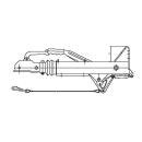 WAP overrun device type 15 / 15.1, total weight: 850-1500kg, flange m. 130/240/160