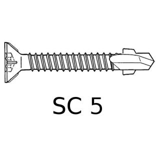 Torx special drilling screws galvanized SC5 31-DS12-5.5 x 45