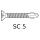 Torx special drilling screws galvanized SC5 46-DS12-5.5 x 60