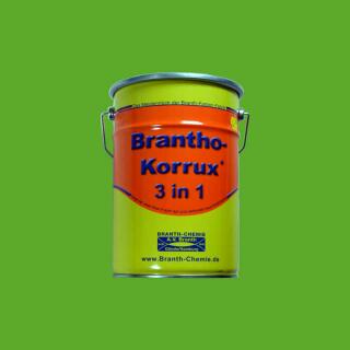 Brantho Korrux "3 in 1" 5 liters yellow-green RAL 6018