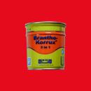 Brantho Korrux "3 in 1" 0.75 liter can traffic red RAL 3020