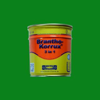 Brantho Korrux "3 in 1" 0.75 liter can, barrel green BK632 = RAL 6037