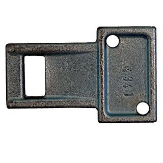 Galvanized lid hinge plate
