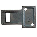 Galvanized lid hinge plate