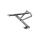 Galvanized rotating supports, load capacity 500 kg