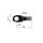 Eyes for gas springs (oval) B 8.1 mm A 28 mm F M6